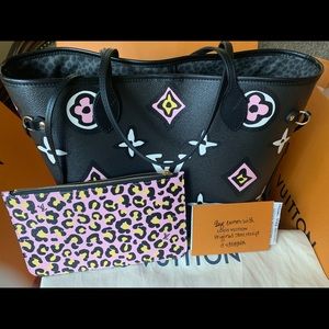 Louis Vuitton Wild At Heart Neverfull MM with POCHETTE- M45818